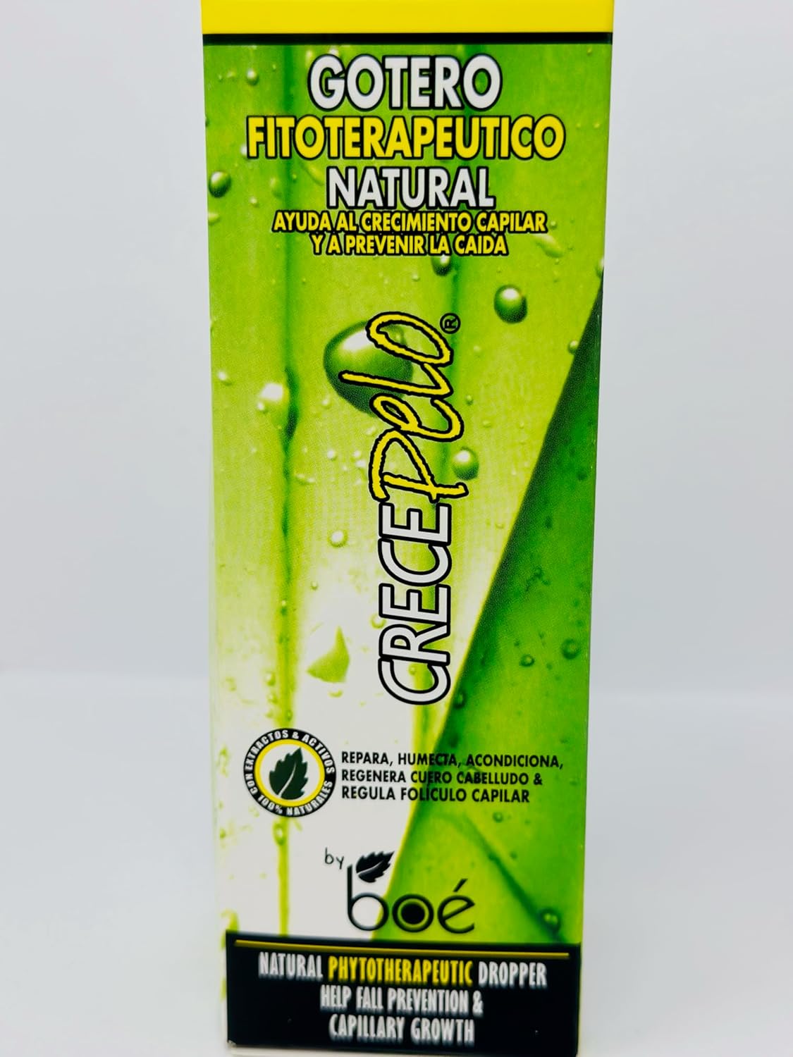 Gotero fitoterapéutico natural para el crecimiento del cabello, 4.25 oz 