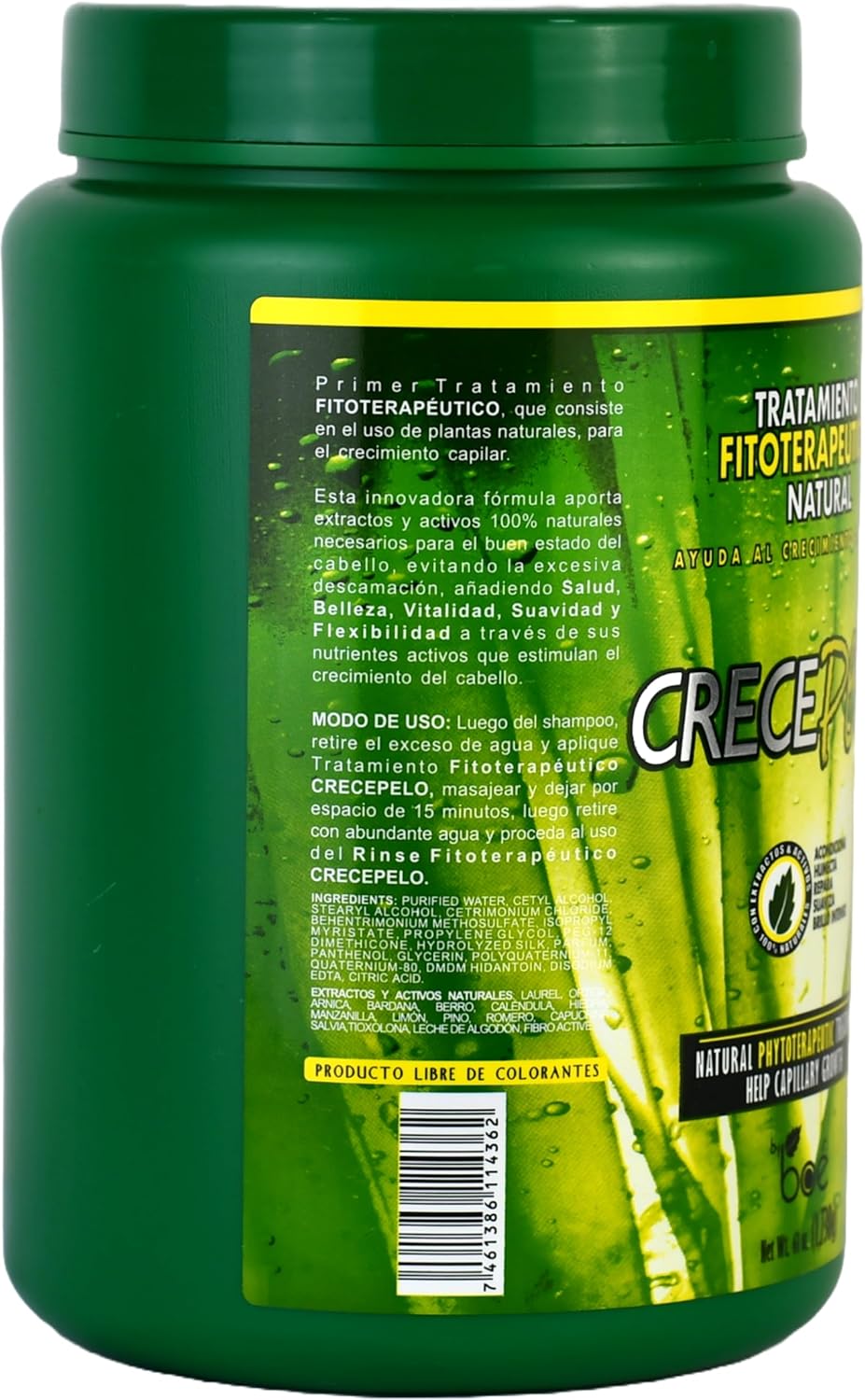 Crece Pelo Natural Hair Growth Treatment 61 oz