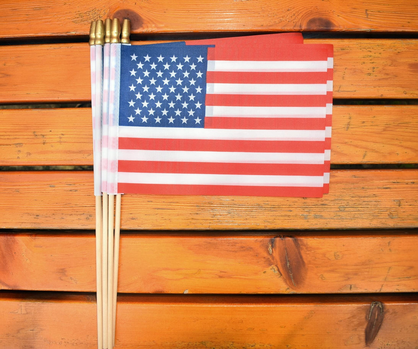 25Pack Small Dominica Flag Handheld Mini Dominican Flag on Stick 5x8 Inch