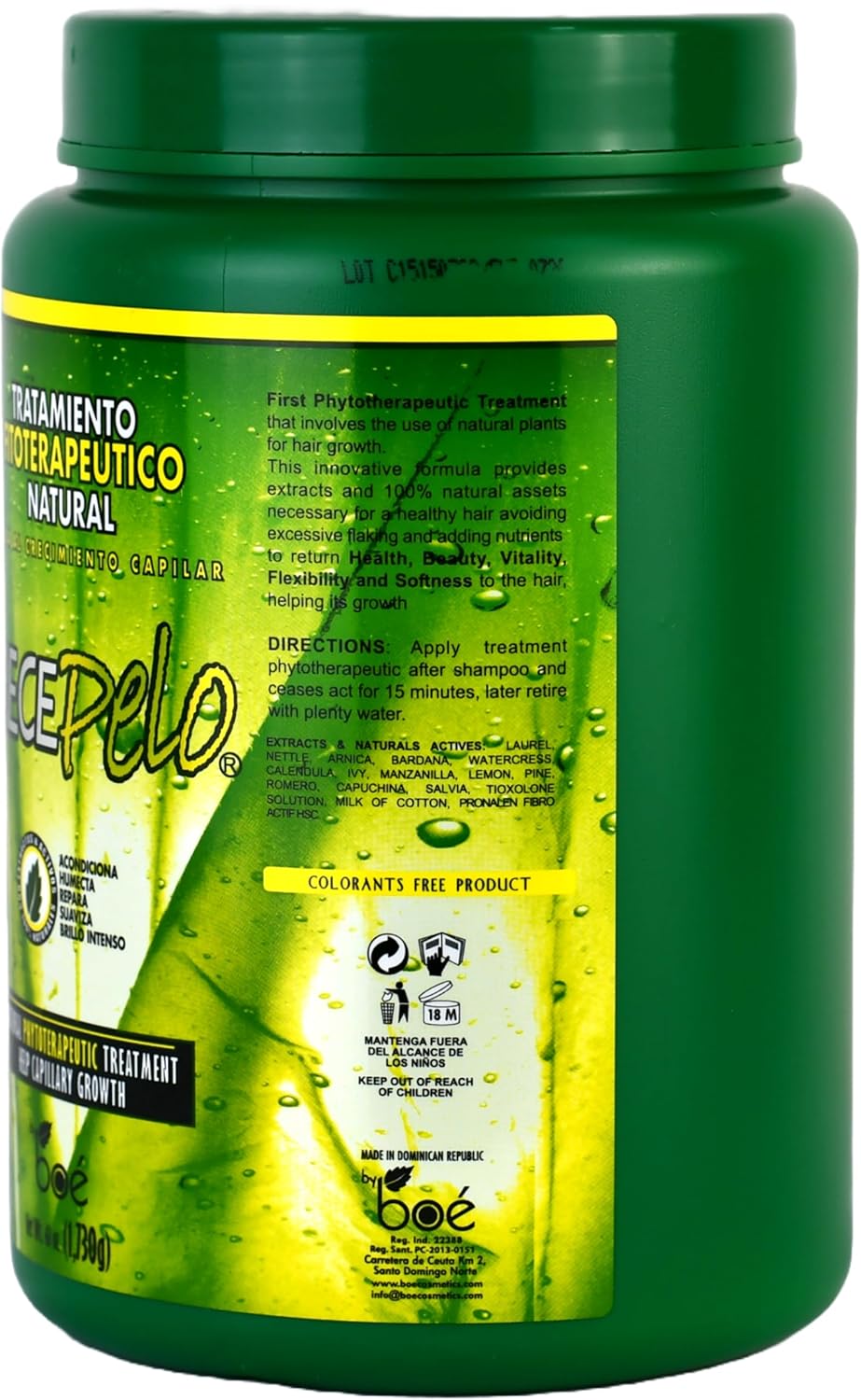 Crece Pelo Natural Hair Growth Treatment 61 oz