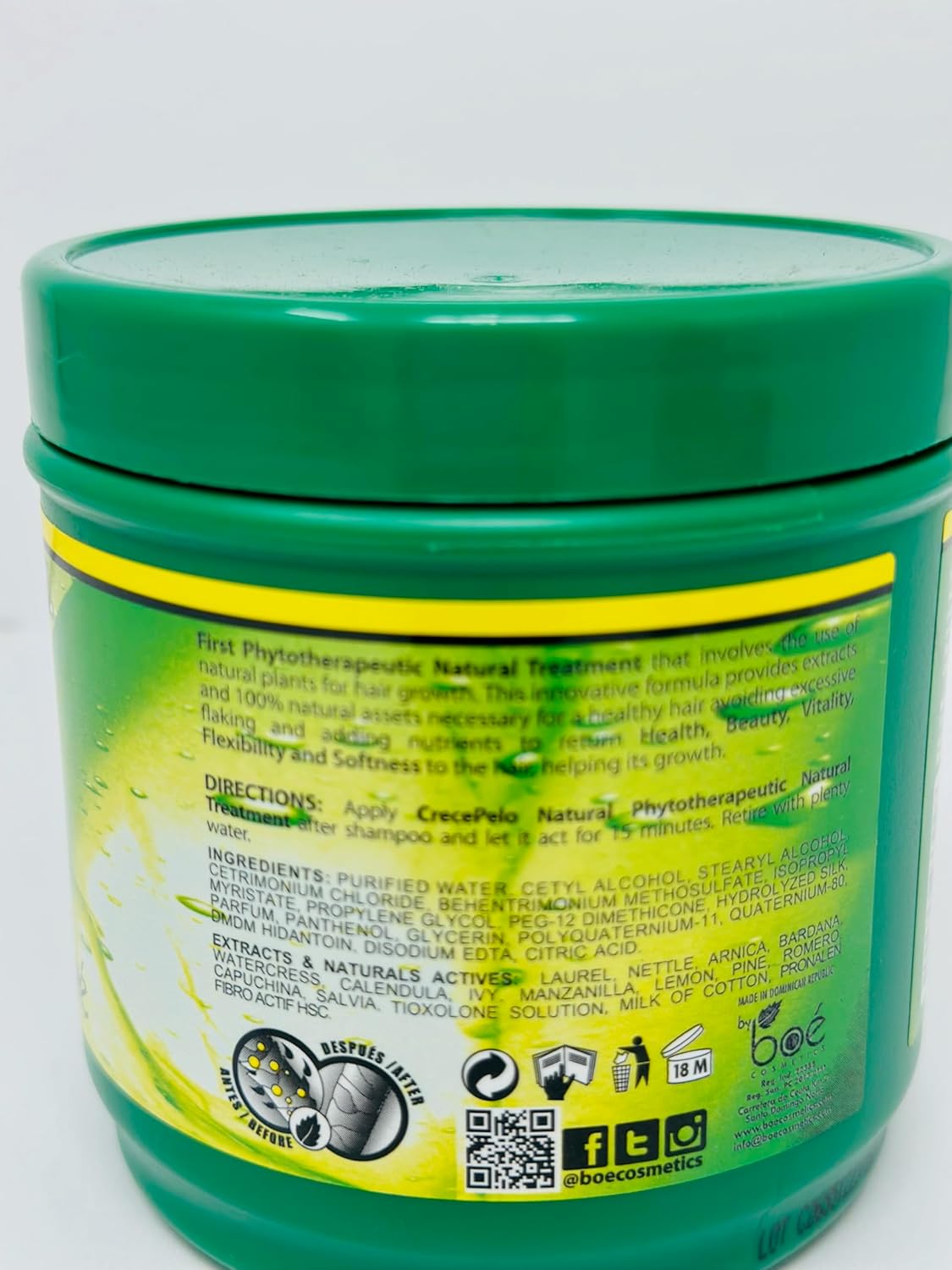 Crece Pelo Conditioner for Capillar Growth 16 Oz