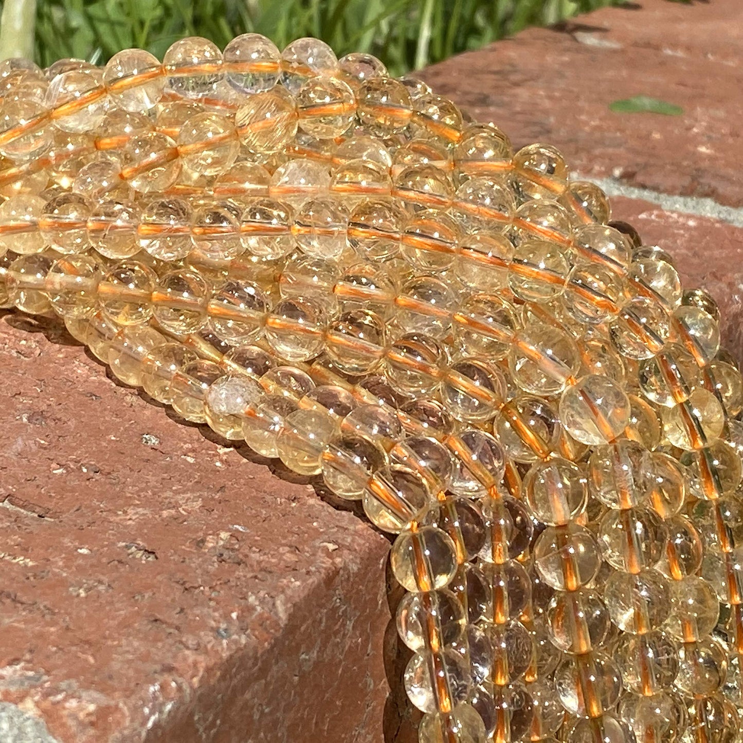 Cuentas sueltas de larimar Barahona de ABCGEMS, 10 mm, redondas y lisas, con inclusiones dendríticas negras, tira de 39 cm, agujero de 1 mm, República Dominicana, suministros para bisutería 