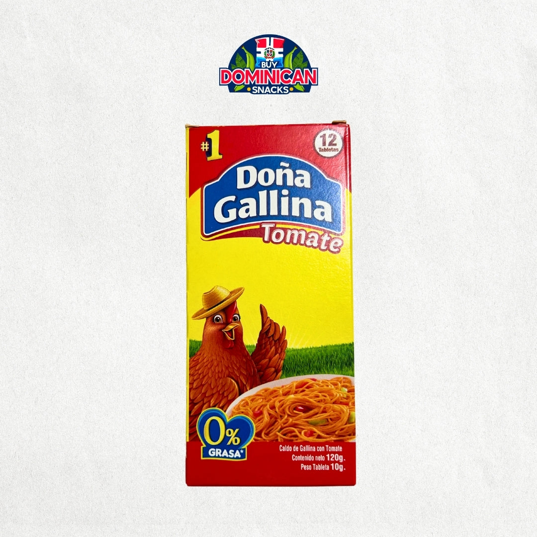 Doña gallina seasoning with tomato - 12 tablets