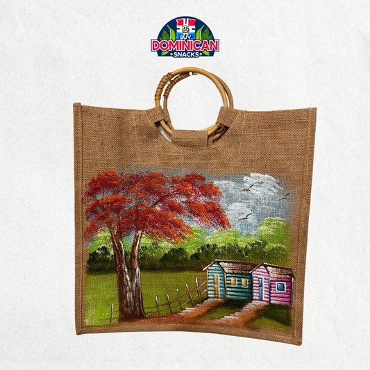 Bolsas de Yute con Paisajes Dominicanos