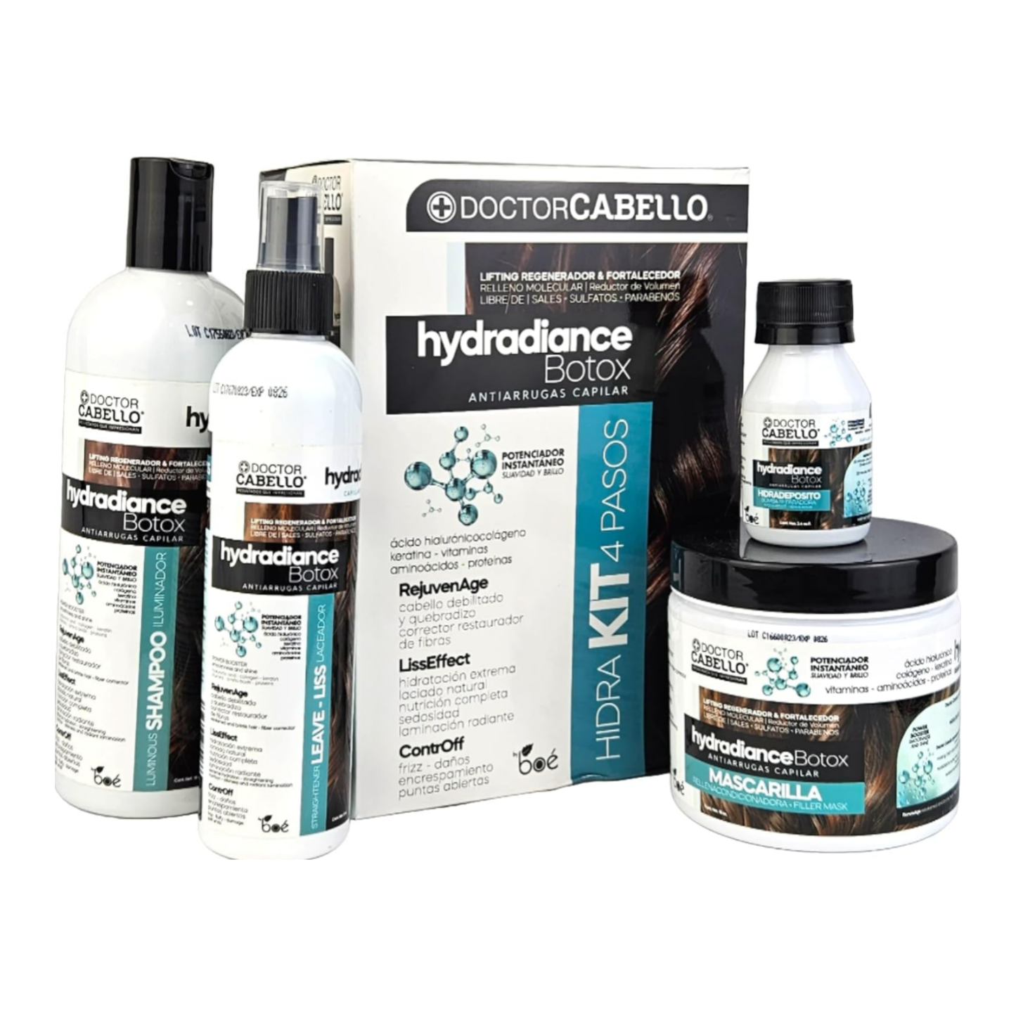 DOCTOR CABELLO HYDRADIANCE KIT 4/1