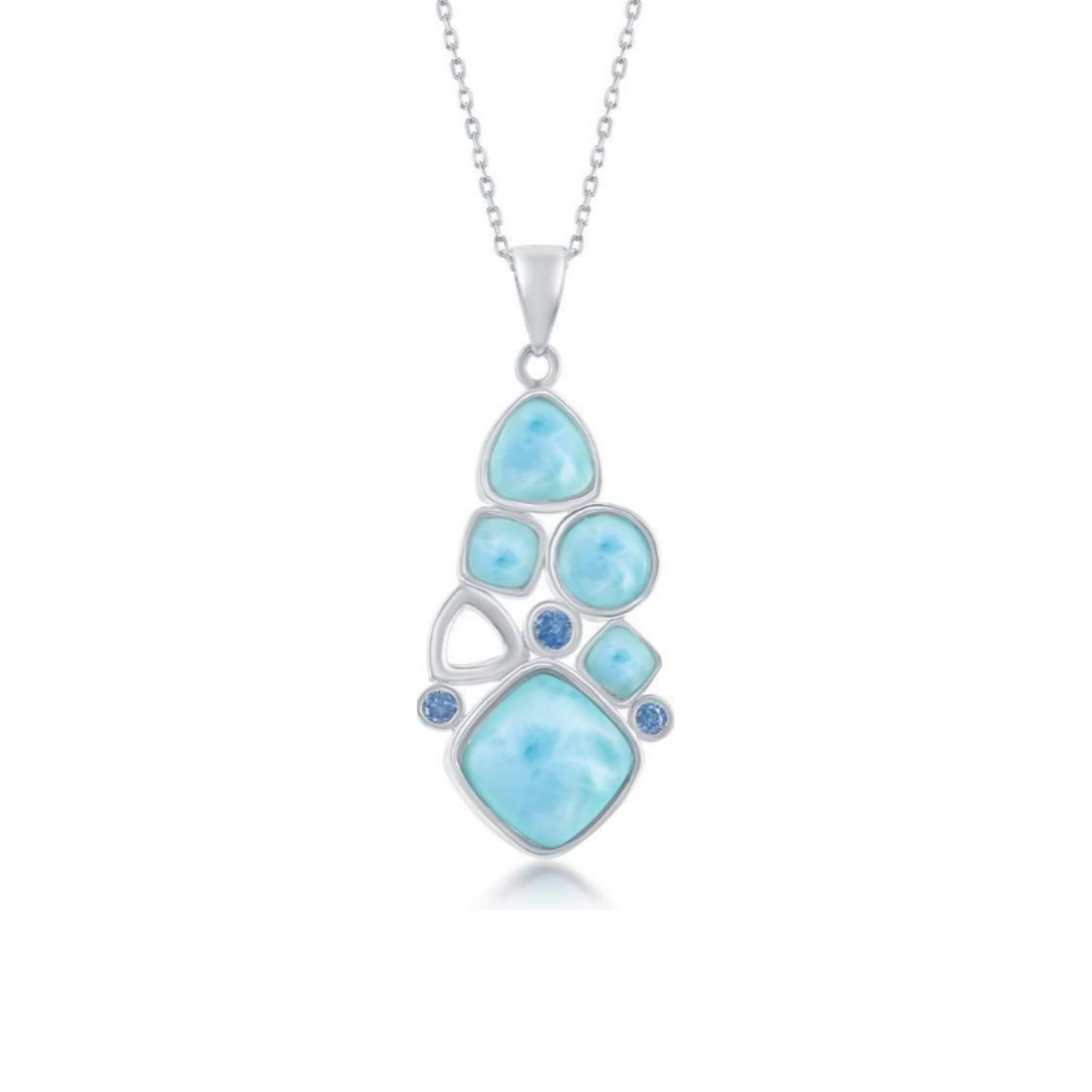 Larimar Blue Zirconia Necklace | Amazon