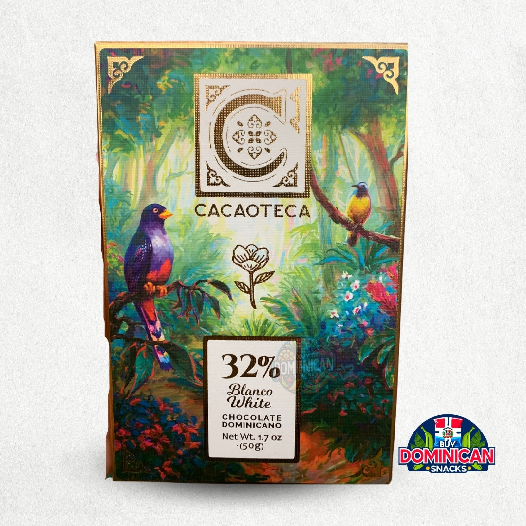 Cacaoteca Puro Blanco 32% Chocolate Blanco-50g de riqueza cremosa