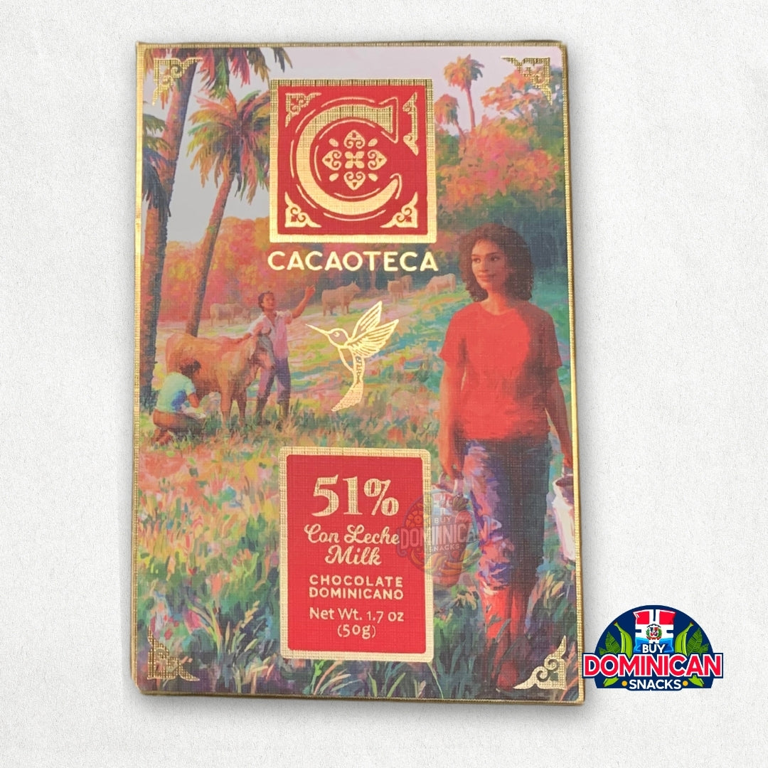 Cacaoteca Leche Oscura 51% - 50g de chocolate dominicano