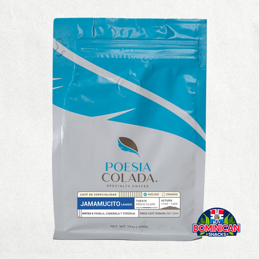 Jamamucito Washed Dominican Coffee – Poesía Colada 340g | Floral Aroma & Bright Citrus Notes