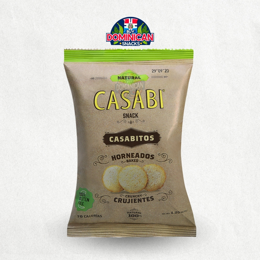 Dominican Chip Baked Natural Casabe - Casabi Natural Baked Snack - 35g