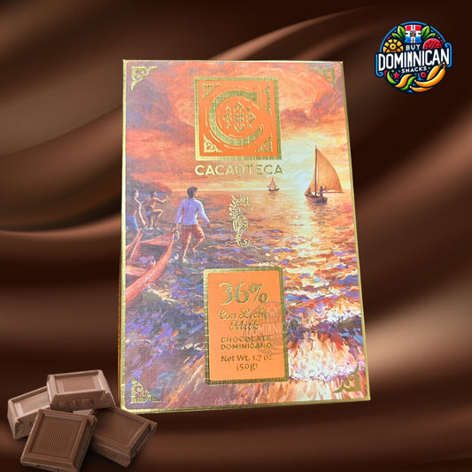 Cacaoteca Chocolate with milk 36%- 50g of dominican chocolate