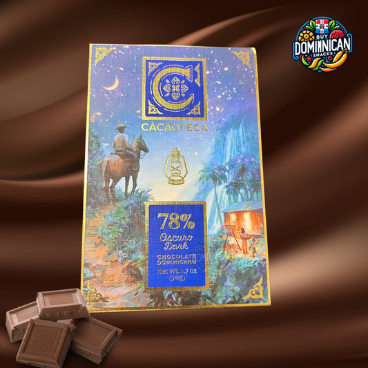 Cacaoteca Oscuro Dark 78% -50g of low sugar organic cacao