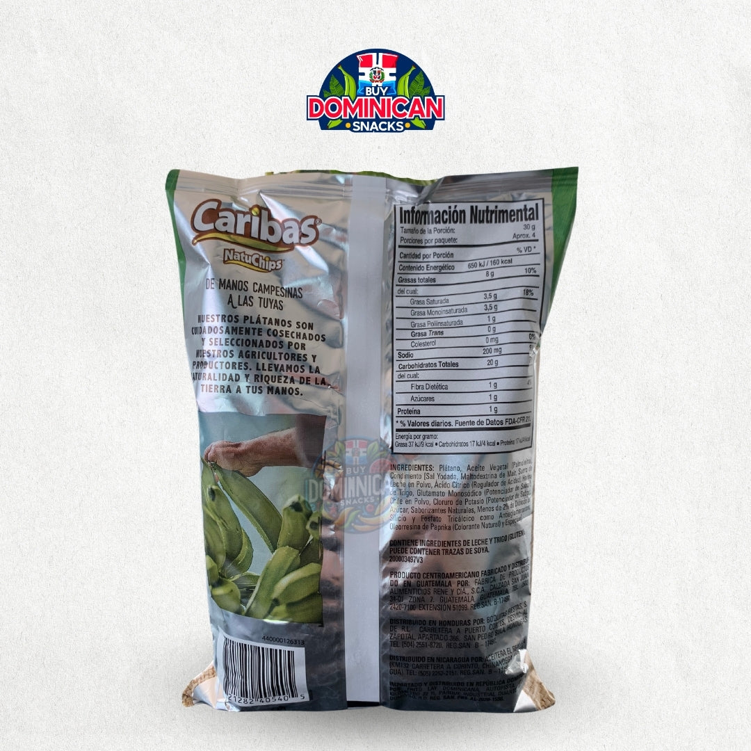 100% Dominican Chip Chili Lime Plantain Chips 110g / Delicious Dominican chips