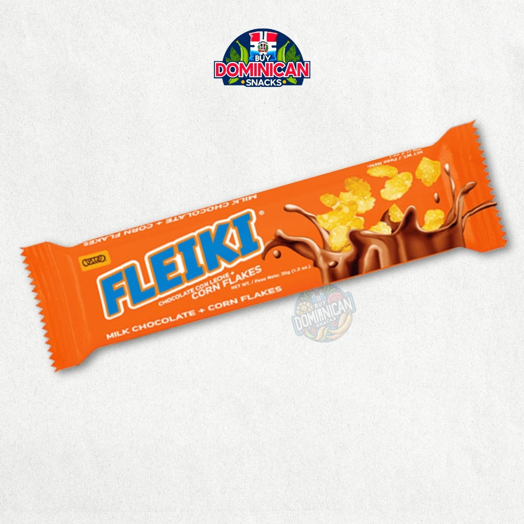 Cortes Fleiki Chocolate Bar 35g - Milk chocolate with cornflakes