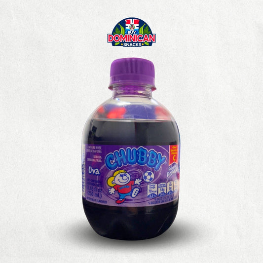 Chubby Flavored Soda Grape, Strawberry, and Blueberry -250ml