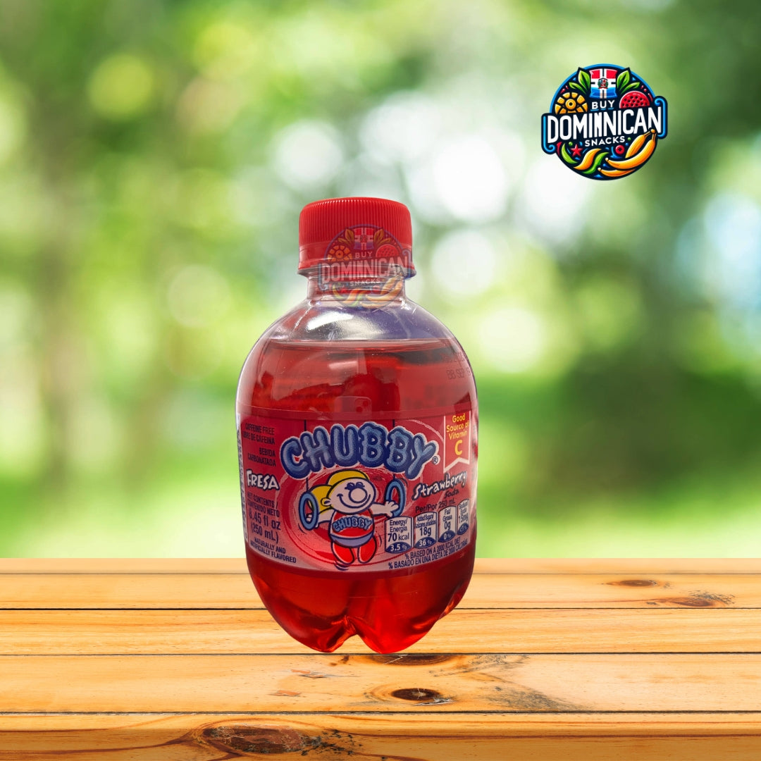 Chubby Flavored Soda Grape, Strawberry, and Blueberry -250ml