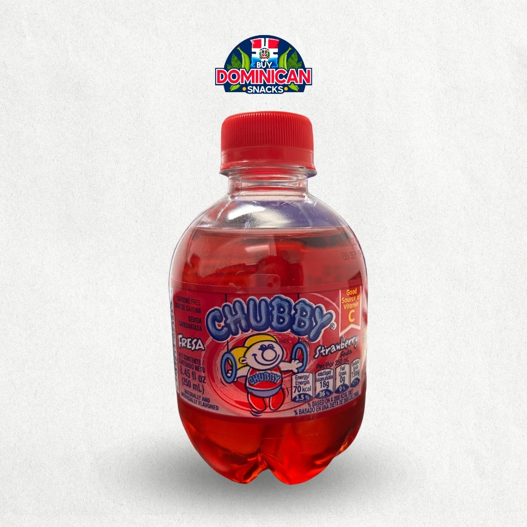 Chubby Flavored Soda Grape, Strawberry, and Blueberry -250ml