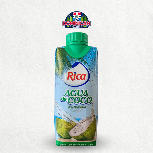 Rica Coconut Water - 100% Natural - Agua de Coco 100% Dominicana 300ml