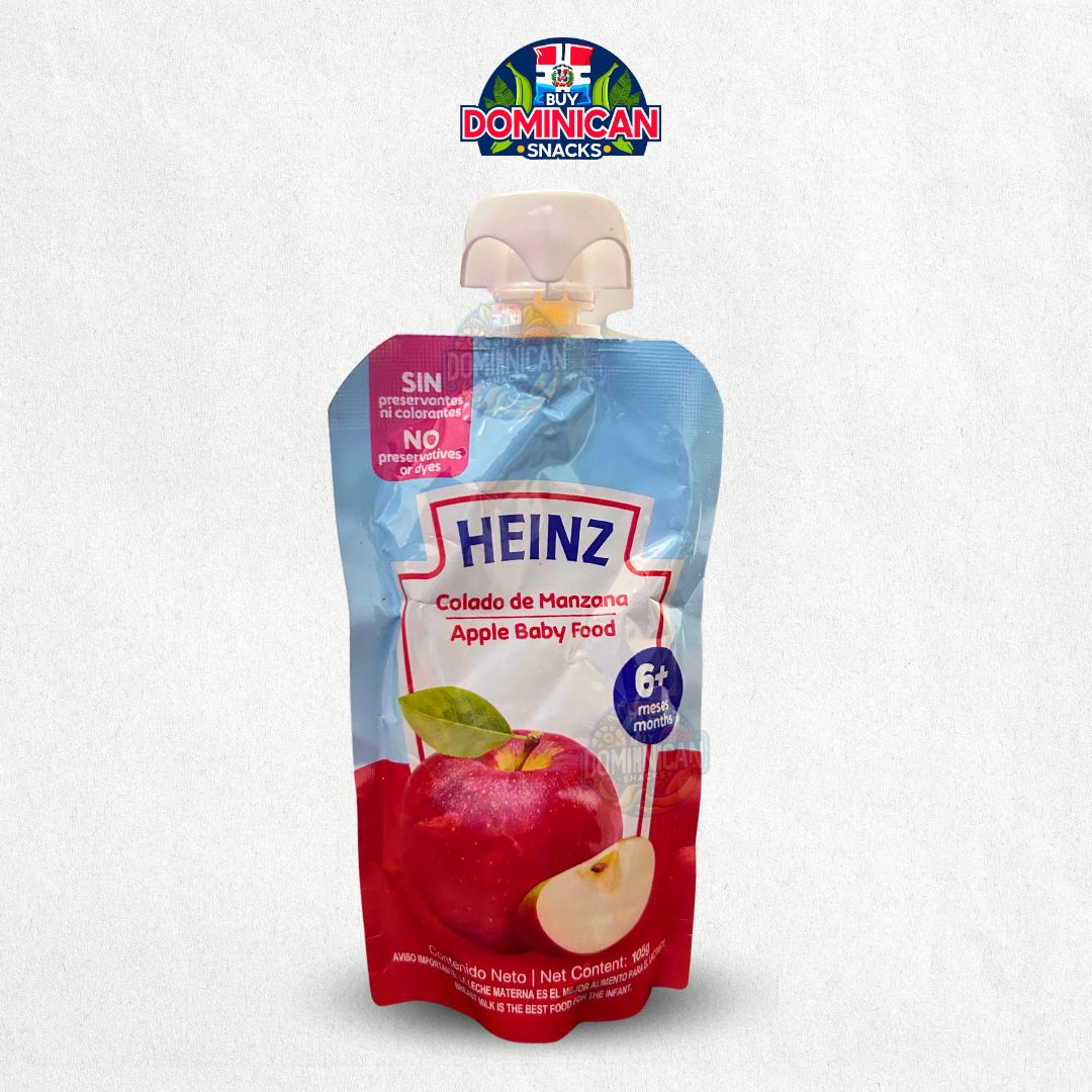 Compota de frutas Heinz - postre de manzana, pera, fruta mixta, melocotón, guayaba y postre de frutas 113g