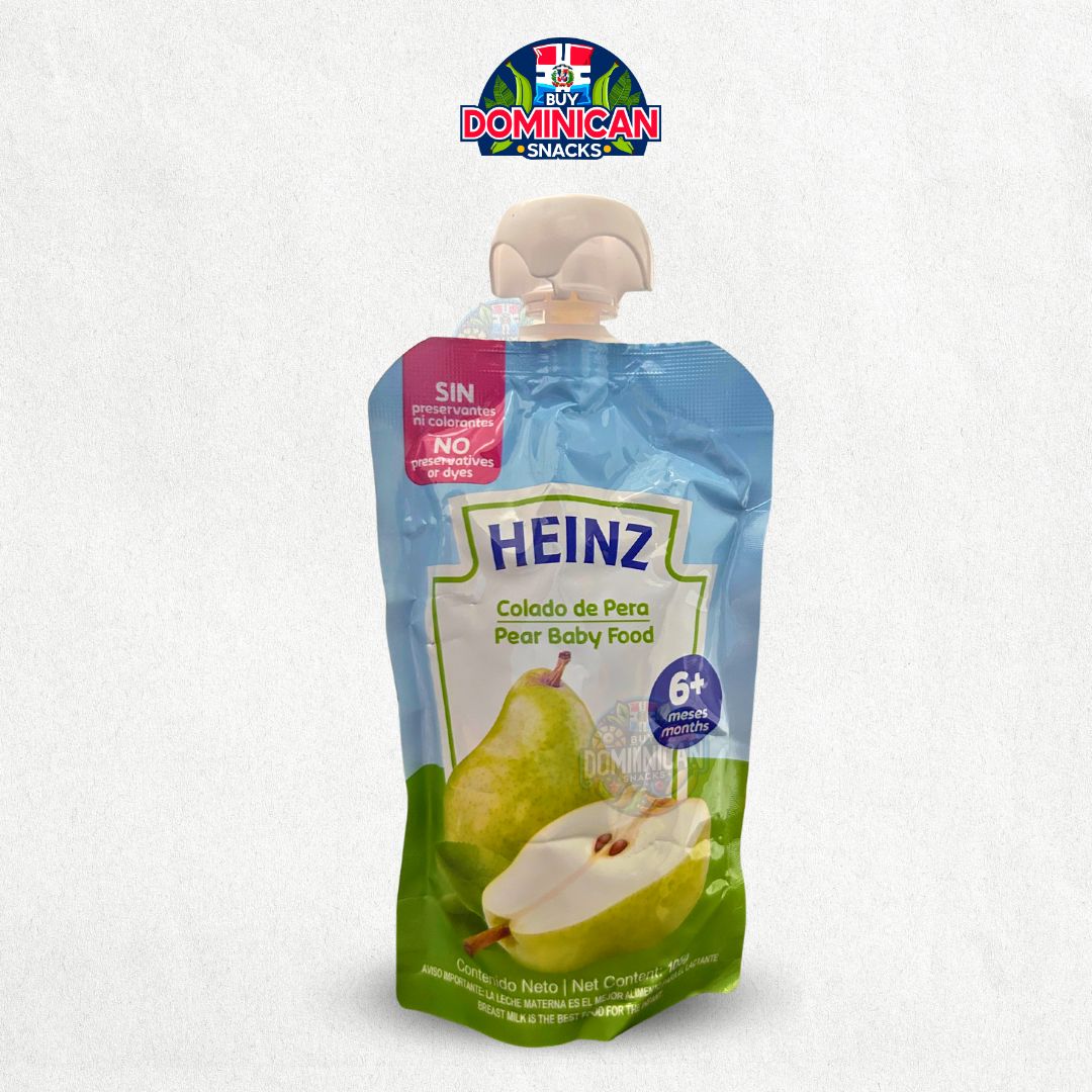 Compota de frutas Heinz - postre de manzana, pera, fruta mixta, melocotón, guayaba y postre de frutas 113g