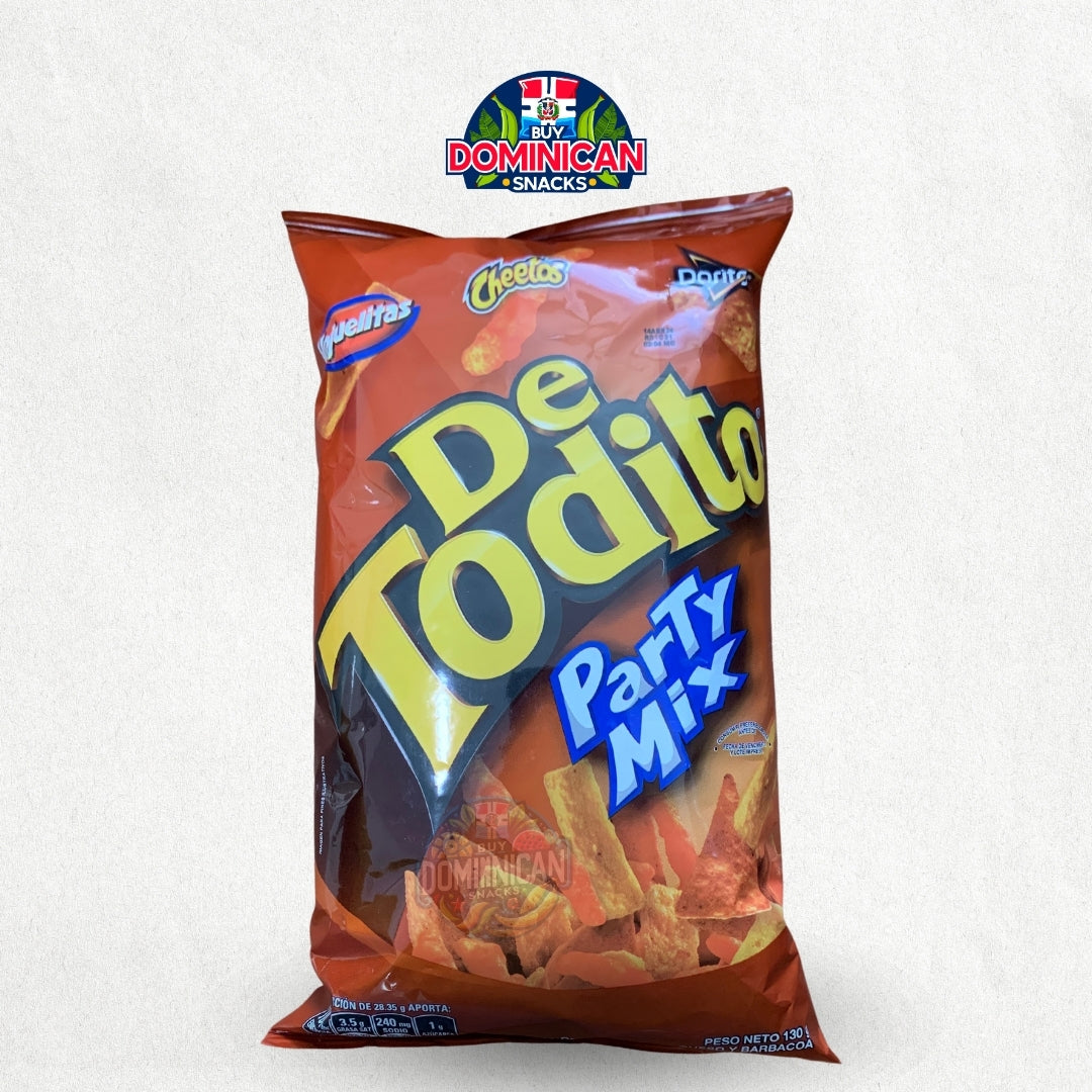 De Todito Party Mix - Hojuelitas, Cheetos, Doritos 130g Frito Lay | Snacks dominicanos