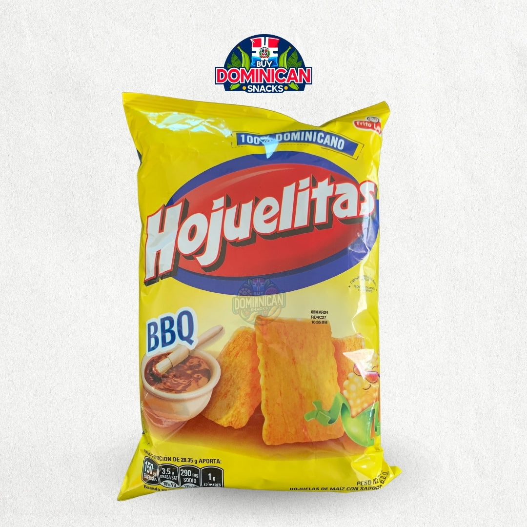 Dominican Chips - Hojuelitas BBQ Corn Chips | Dominican BBQ chips| Authentic Dominican Snack