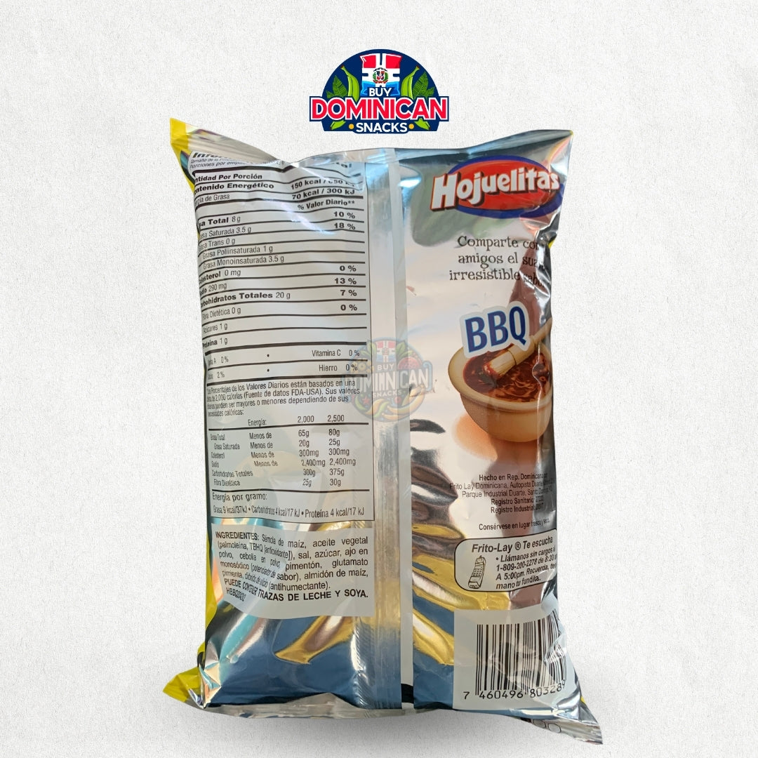 Dominican Chips - Hojuelitas BBQ Corn Chips | Dominican BBQ chips| Authentic Dominican Snack