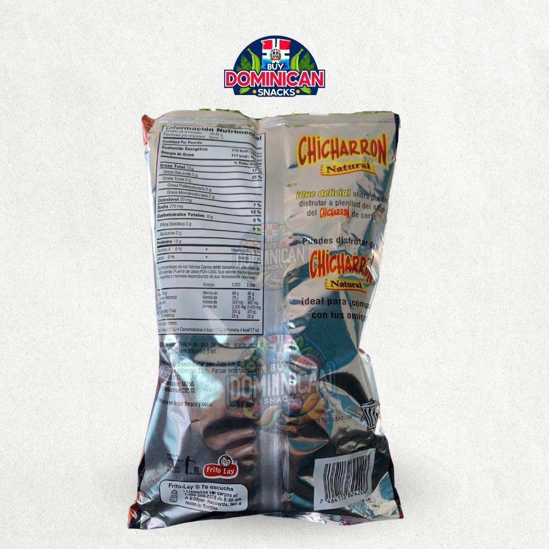 Crispy Dominican Chicharrón - Frito Lay Natural Pork Rind Chips - 80g | Dominican Snacks