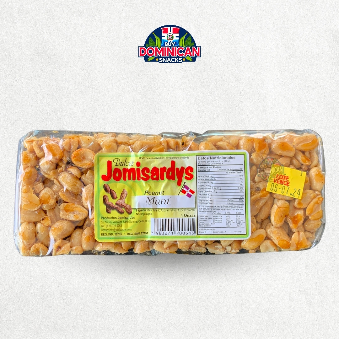 Dulce Jomisardys Maní - 28g de Dulzura Dominicana 
