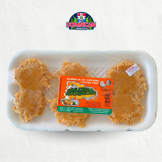 Dulceria Rodriguez Cocada Tray - Tropical Coconut Temptation Dominican traditional dessert 8oz