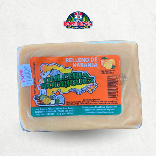 Dulceria Rodriguez Dulce de Leche with orange - Citrus Infused Joy 14oz - Dominican desserts