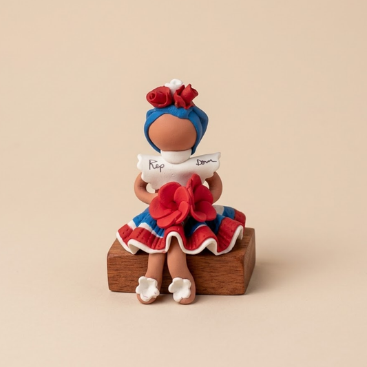 Faceless Doll – Dominican Floral Dress