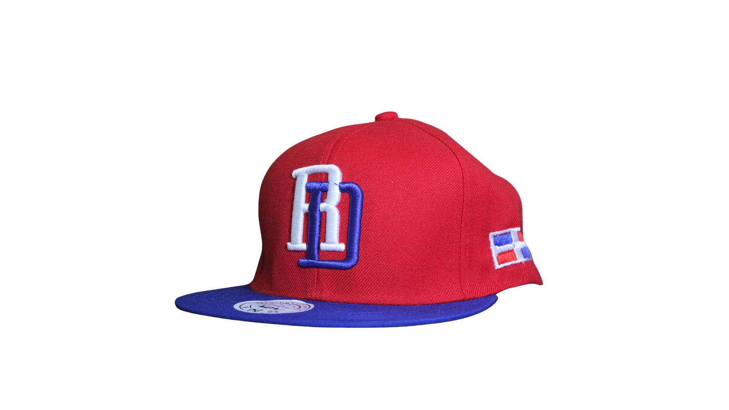 Gorra de béisbol de República Dominicana - Logotipo 'RD' con bandera