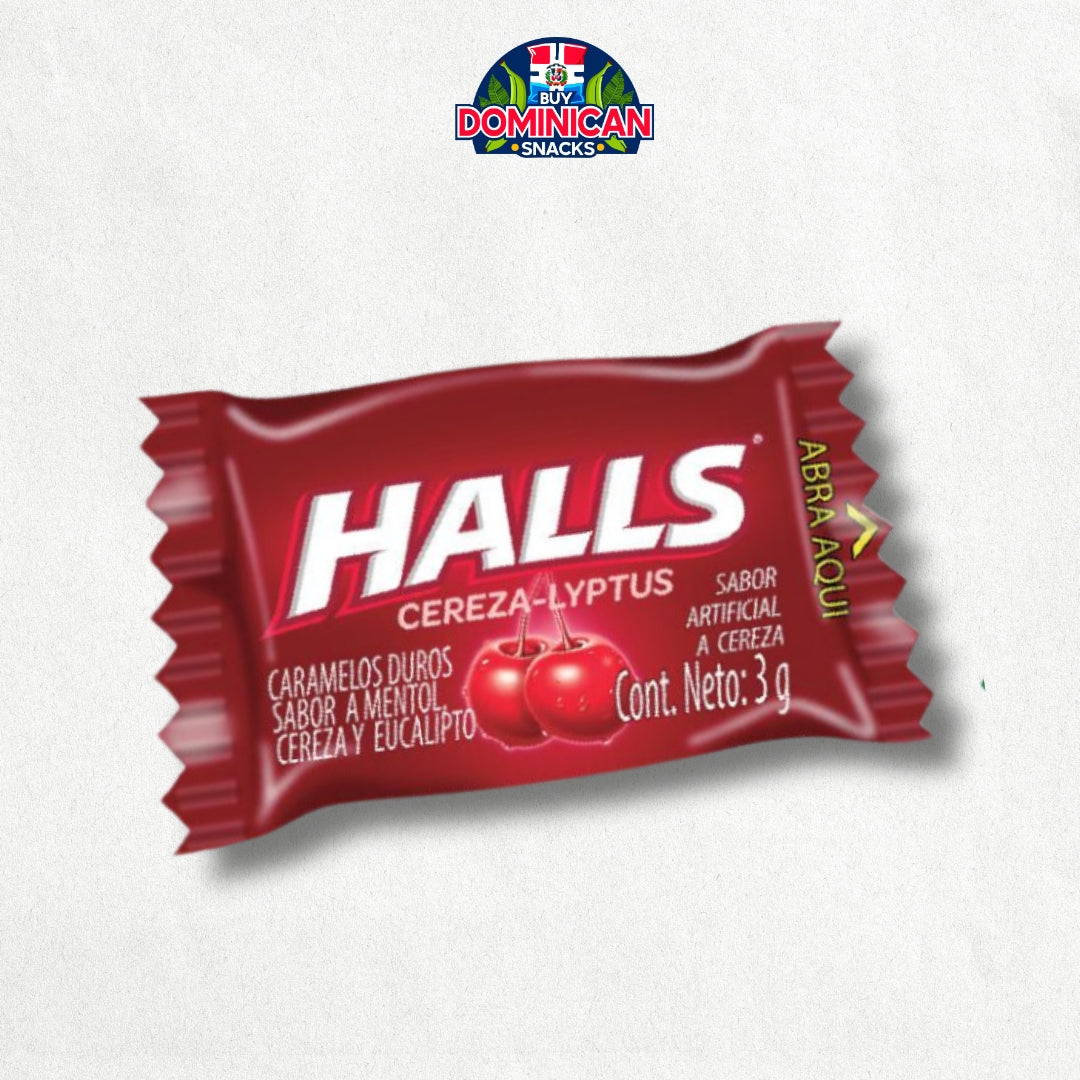 Halls Cherry-Lyptus Mint - 100UND of Cherry freshness 300g