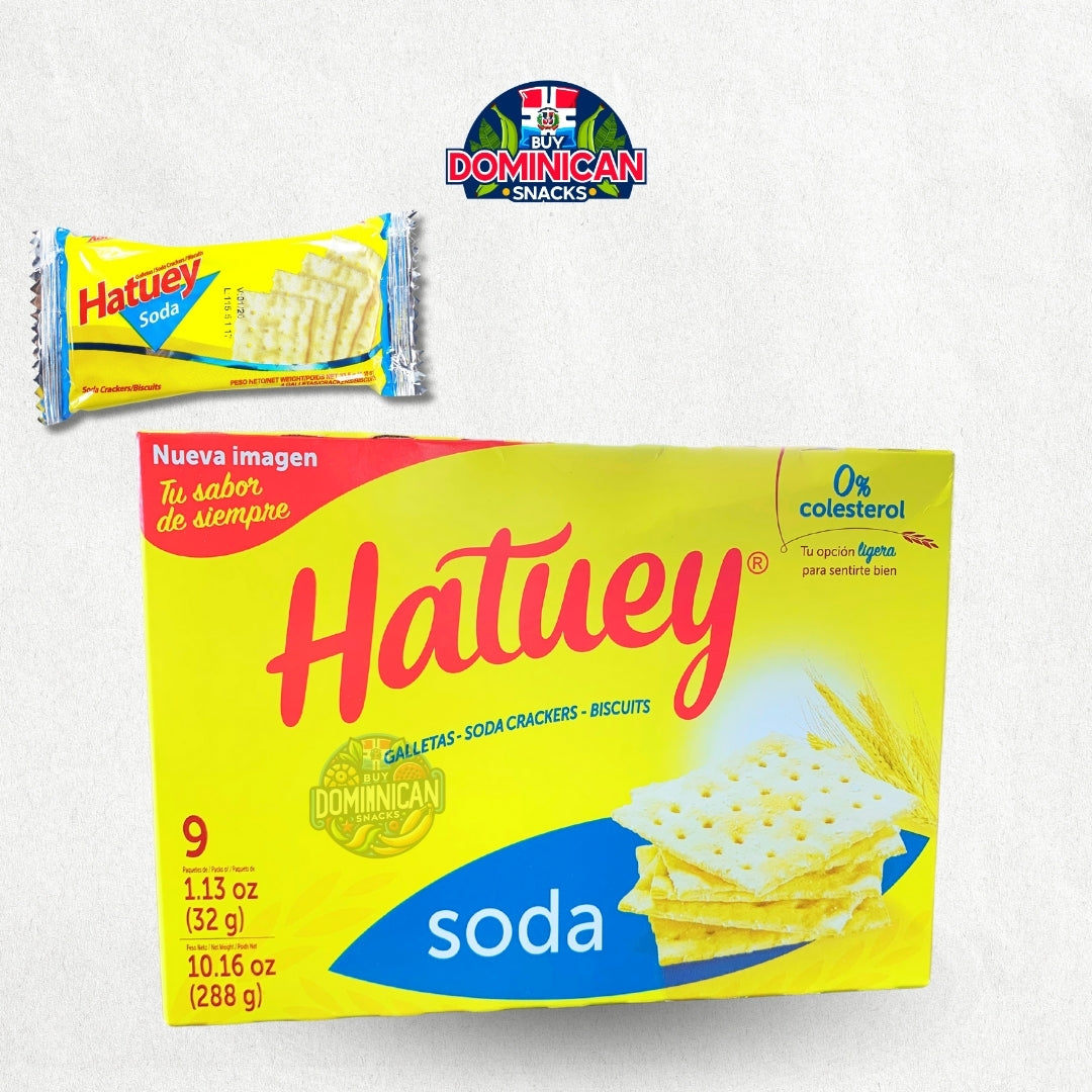 Hatuey Galletas - Soda Crackers - Biscuits 9 Pack