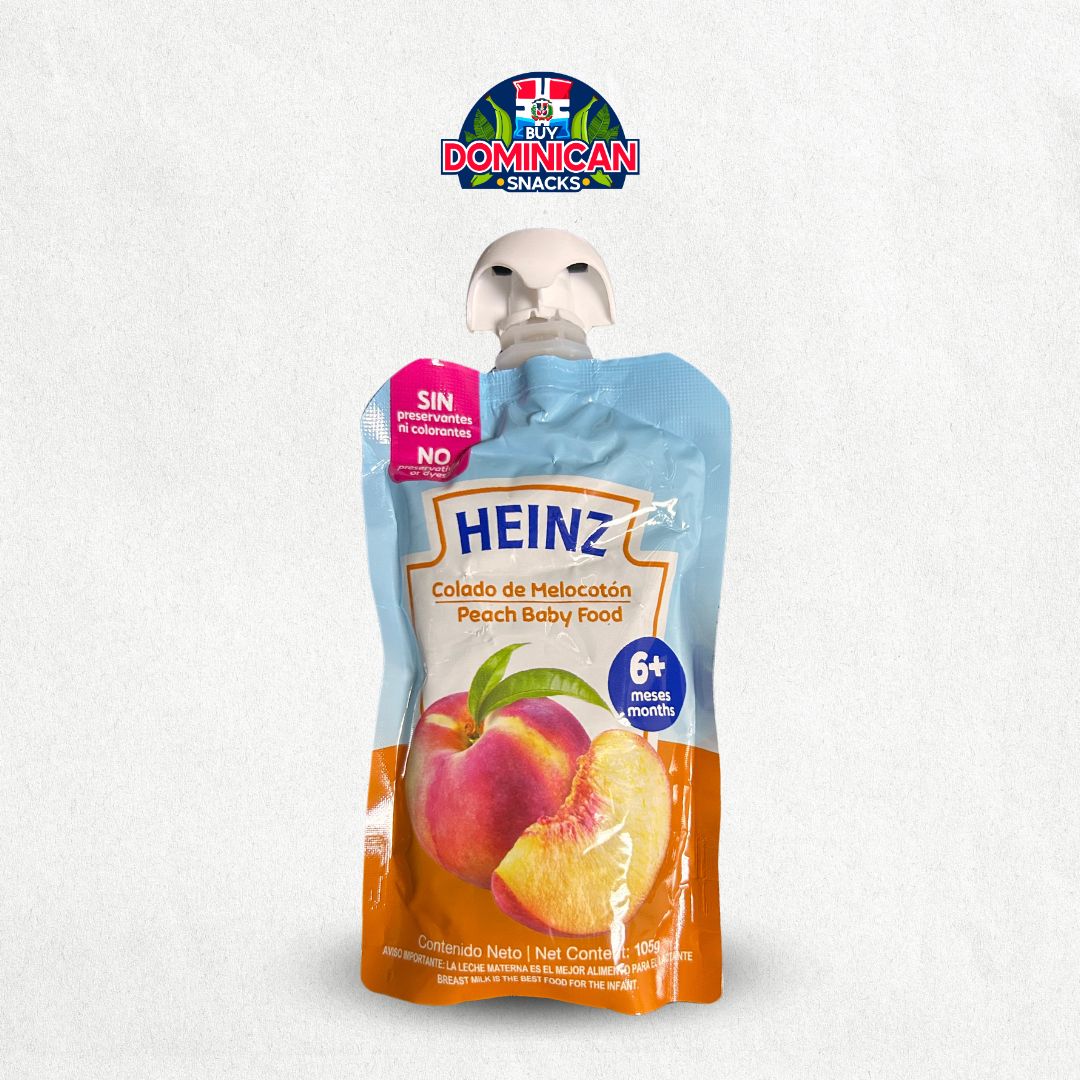 Compota de frutas Heinz - postre de manzana, pera, fruta mixta, melocotón, guayaba y postre de frutas 113g