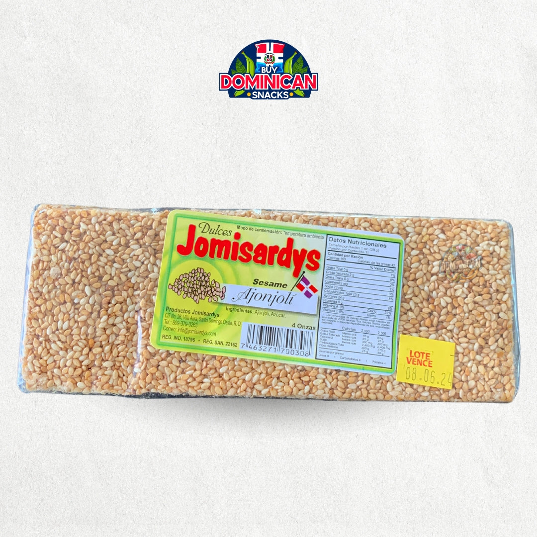 Jomisardys Sesame Candy - 100% Dominican Ajonjoli