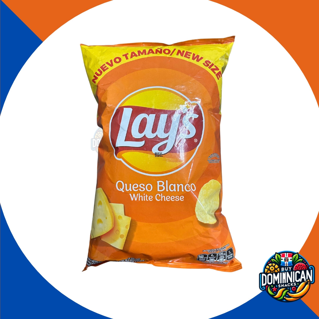 Lay's White Cheese and lime Potato Chips Dominican Chip Indulgence