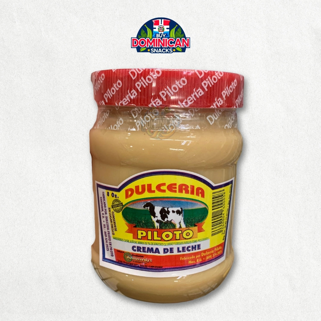 Dulcería Piloto Milk cream- 8oz of creamy delight Dominican sweets