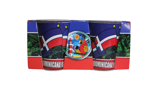 Tropical Parrot & Lighthouse Cup Set - Shot Glasses – República Dominicana